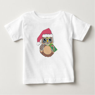Christmas Owl Baby T-Shirt