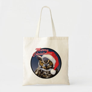 Christmas Owl - Budget Tote Bag