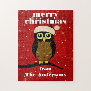 Christmas Owl Jigsaw Puzzle