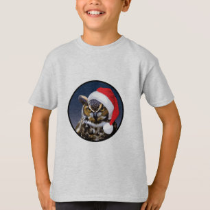 Christmas Owl - Kids' Basic T-Shirt