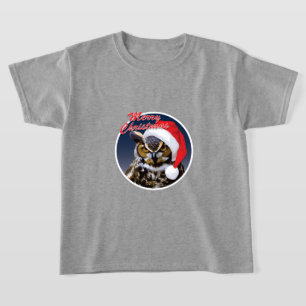 Christmas Owl - Kids' Basic T-Shirt