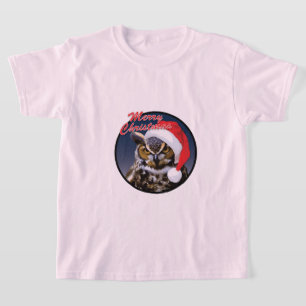 Christmas Owl - Kids' Basic T-Shirt