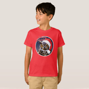 Christmas Owl - Kids' Basic T-Shirt