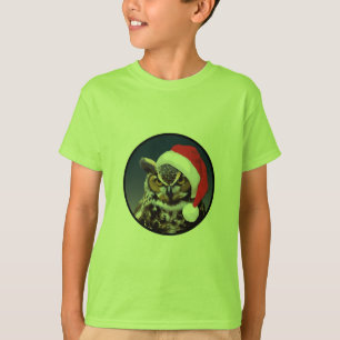 Christmas Owl - Kids' Basic T-Shirt