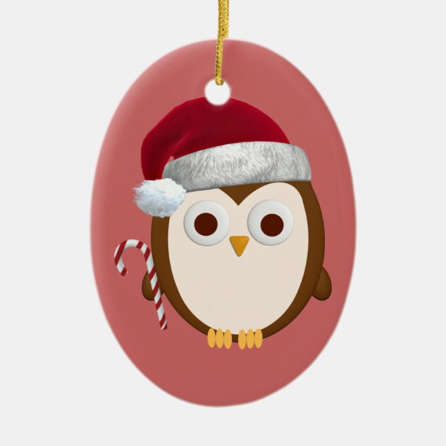 Christmas Owl Ornament (Front)