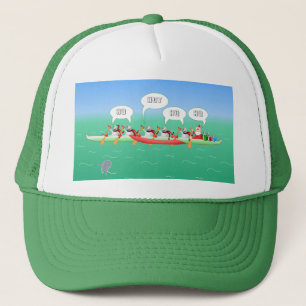 Christmas Paddle Trucker Hat