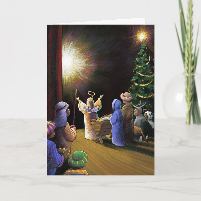 Christmas Pageant Holiday Card (Front)