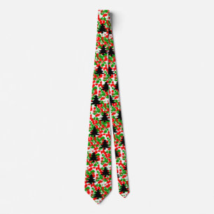Christmas Paint Splatter Tie