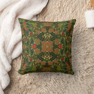 Christmas Paisley Colourful Cushion