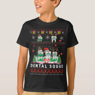 Christmas Pajama Dental Squadth Ugly Christmas Swe T-Shirt