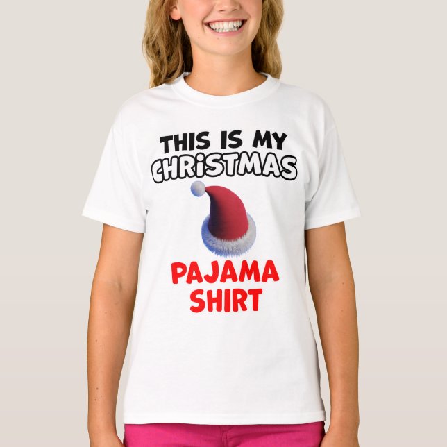 Christmas Pajama Design  T-Shirt (Front)