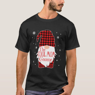 Christmas Pajama Family Gift Cool Mum Gnome Buffal T-Shirt