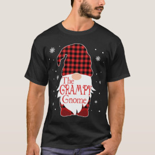Christmas Pajama Family Gift Grampy Gnome Buffalo T-Shirt