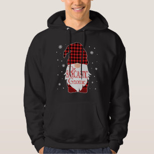 Christmas Pajama Family Gift Sarcastic Gnome Buffa Hoodie