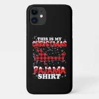 Christmas Pajama Funny Aviation Airplan Gift