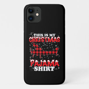 Christmas Pajama Funny Aviation Airplan Gift Case-Mate iPhone Case