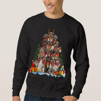 Christmas Pajama Lagotto Romagnolo Xmas Tree Gifts Sweatshirt