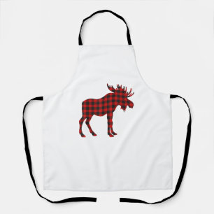 Christmas Pajama Moose Tee Animal Pyjamas Xmas Gif Apron