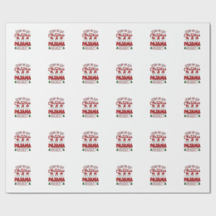 Christmas Pajama Shirt Gnome Holiday Design Wrapping Paper