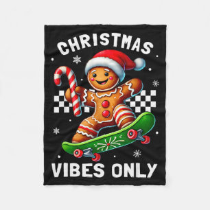 Christmas Pajamas Funny Gingerbread Ginger Christm Fleece Blanket