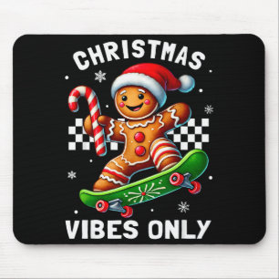 Christmas Pajamas Funny Gingerbread Ginger Christm Mouse Pad