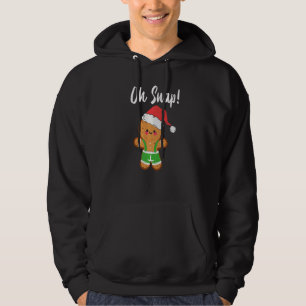 Christmas pajamas Gingerbread Oh Snap Cookie Baki Hoodie