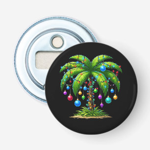 Christmas Palm Tree Light Hawaiian Tropical New Ye Bottle Opener