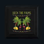 Christmas Palm Tree With Holiday Lights and Gift Box<br><div class="desc">Christmas Palm Tree With Holiday Lights and</div>