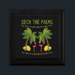 Christmas Palm Tree With Holiday Lights and Gift Box<br><div class="desc">Christmas Palm Tree With Holiday Lights and</div>