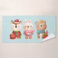 Christmas Pals - Reindeer Bear & Rabbit