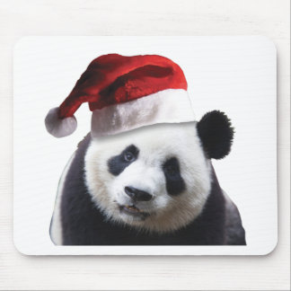 Christmas Panda Bear Mouse Pad