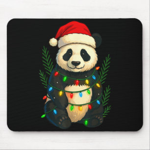 Christmas Panda  Mouse Pad