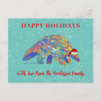 Christmas Pangolin Cute Endangered Species