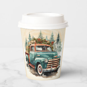 Christmas paper cups