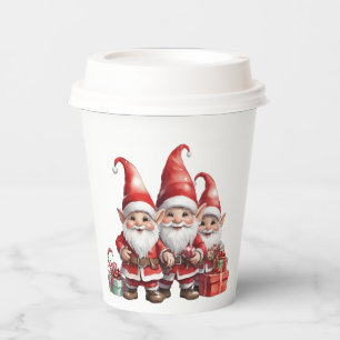 Christmas paper cups