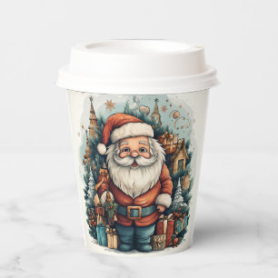 Christmas paper cups