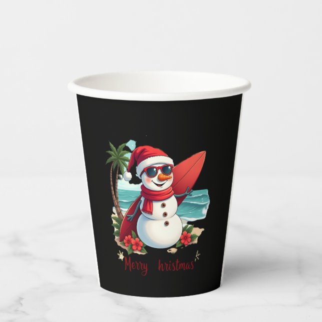 christmas  paper cups (Front)