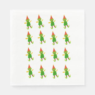 Christmas Paper Napkins, Elf Napkin