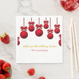 Christmas Paper Napkins – Holiday Party Table Esse