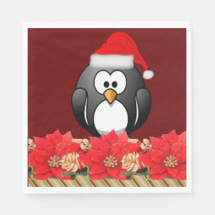 Christmas Paper Napkins, Penguin Napkin
