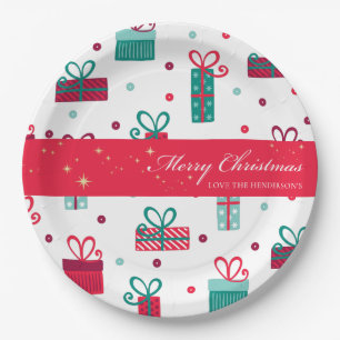 Christmas paper plate