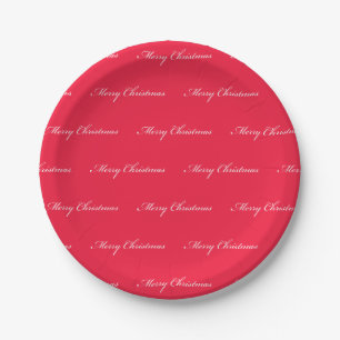 Christmas paper plate
