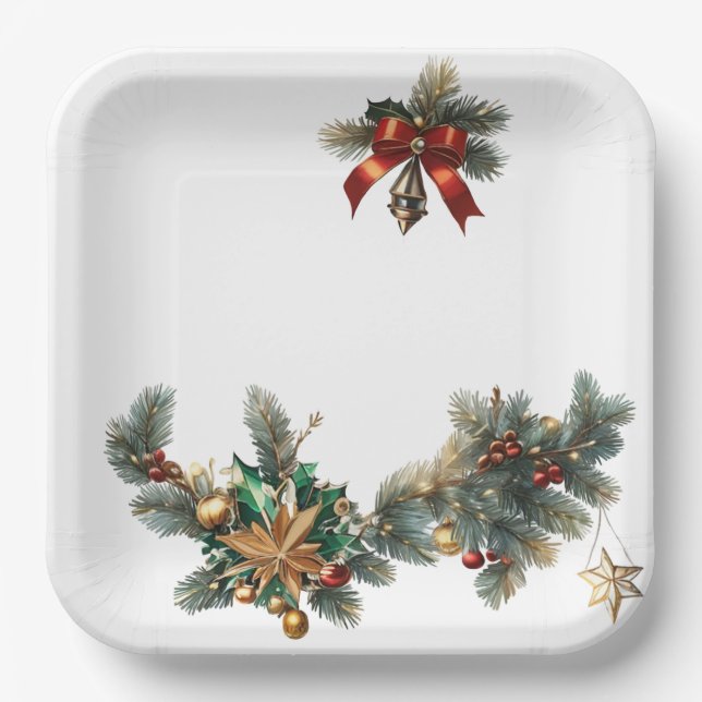 Christmas Paper Plate (Front)