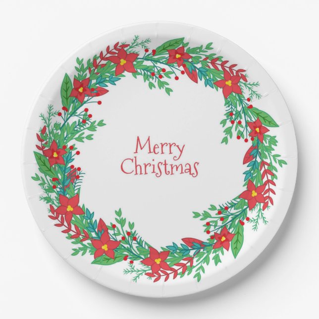 Christmas Paper Plate (Front)