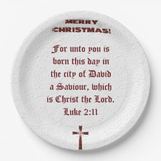 Christmas Paper Plate