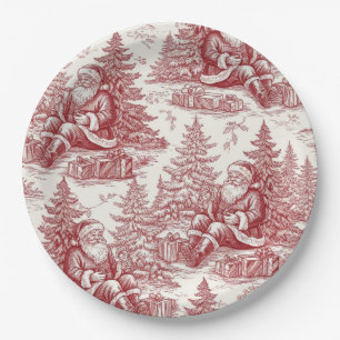 Christmas paper plate