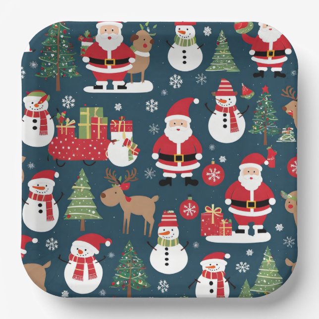 Christmas Paper Plates (Front)