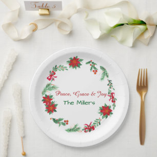 Christmas Paper Plates