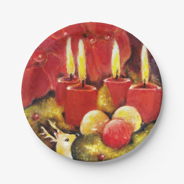 Christmas  - Paper Plates (Front)