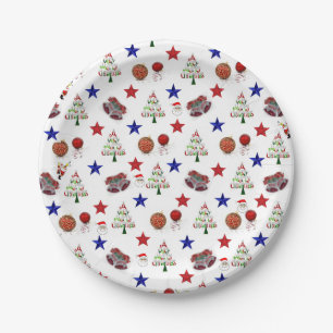 Christmas Paper Plates, Christmas Tree Plate